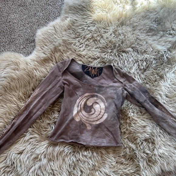 Zhinh Tops - Zhinh OOAK handmade handdyed & printed